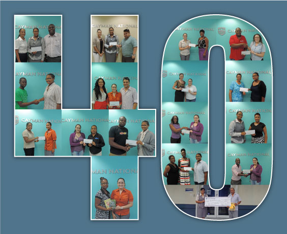 Caring Hearts, Helping Hands: Supporting Our Community. We congratulate the Cayman National UCCI Pandemix Steel Pan Band. Photos: CrimeStoppers, Golf TournamentCayman Storm, Rugby TeamCayman Islands Veterans Association, Annual Benefit Dinner Dance, Cayman Islands Under 15 Youth Football Programme, North Side Primary PTA, Caroling & Baskets for the Elderly Women of Valor Academy, Unity Netball Club, Cayman Islands U20 Football Team, Triple C School Ena Merren Memorial 5K Walk/Run, The Rotary Club Next Generation Committee, The Crisis Center Jingle Bell Walk/Run, Save Our Youth (SOY) Foundation, Sav New Community Group, Annual Seniors Christmas Party, Radio Cayman Annual Breeze Fusion Walk/Run, NCVO, Radio-Telethon, National Drug Council Purple Ribbon Bus, Lions Club of Grand Cayman All Island Christmas party, Global Kids Organization Christmas for Kids, DREAM
Basketball Club, Cayman Islands National Museum 22nd Anniversary Celebration, Cayman HospiceCare, Cayman Brac Junior Achievement, Cayman Arts Festival 2014, Cayman AIDS Foundation, Caring Hands Senior Citizens Christmas Party, Caribbean Occupational Therapy
Conference 2013, Cayman Islands Intertrust Marathon, Business & Professional Womens Club Annual Golf Scramble, All Stars
Netball Club.